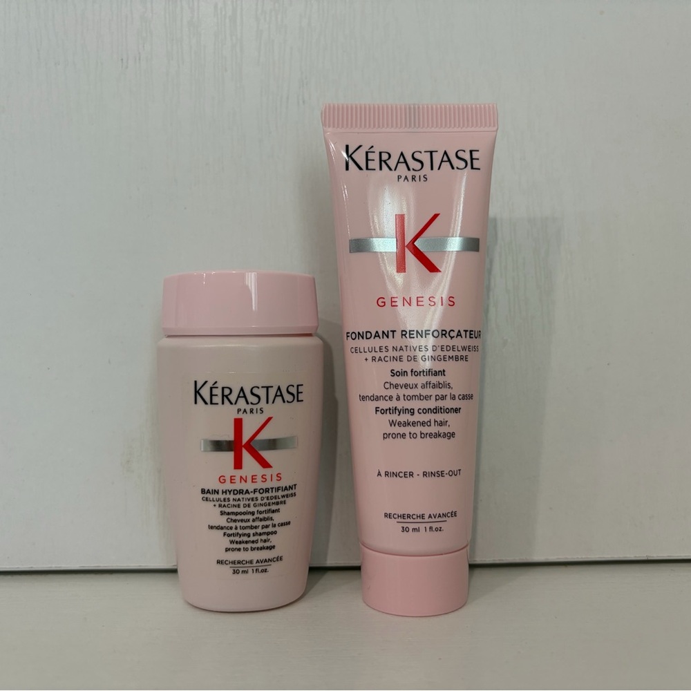 Kerastase Genesis Bain Hydra-Fortifiant Shampoo & Fondant Conditioner Mini 1oz